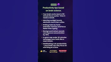 Your Brain Has a 90 Minute Secret! 6 Science Backed Hacks to BOOST Focus & Productivity