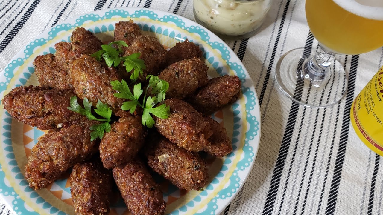 Kibe de Soja, uma delícia de dar água na boca e super baratinho, vem ver!! Kibe de soja, delícioso!