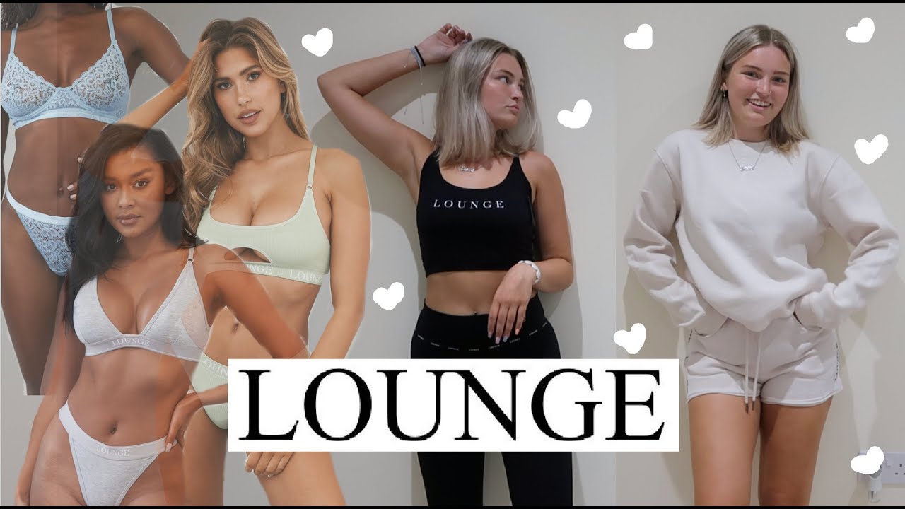 HUGE LOUNGE UNDERWEAR TRY ON HAUL | UNDERWEAR AND APPAREL- Robyn Emily