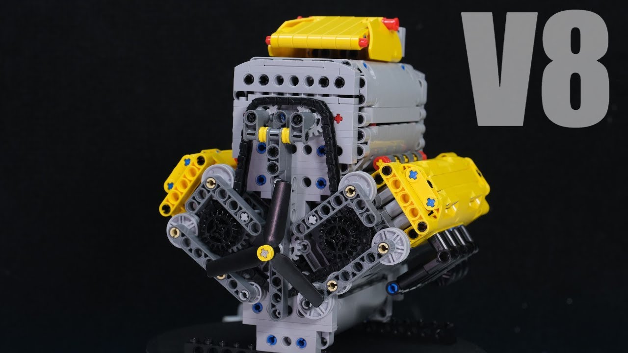 Build a Crossplane V8 Engine Model MOC Bricks That Runs MOC-54607