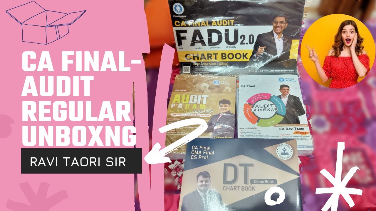 RAVI TAORI CA FINAL AUDIT REGULAR BATCH-UNBOXING VIDEO #RaviTaori # ...