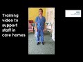 Care home staff training video