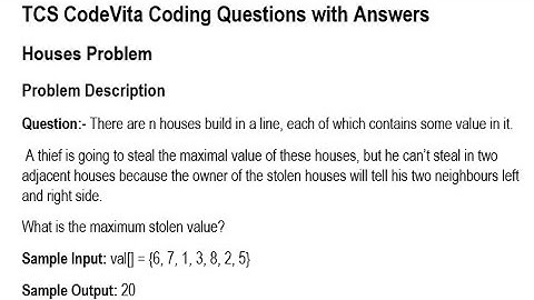 TCS CodeVita Python Coding Question *House Problem* Answer #tcscodevita #tcs #python #coding