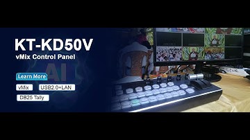 🎛️ KT-KD50V vMix Control Panel — Built for Professional Multi-Channel Live Switching