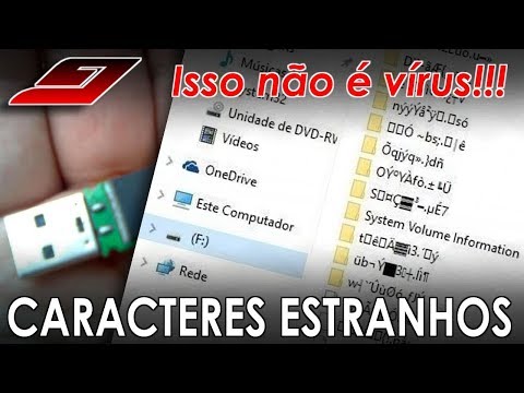 Caracteres E Simbolos Estranhos No Pendrive Ou Cartao Uy Z Cÿ Guajenet Youtube