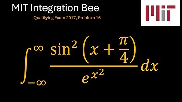 MIT 2017 Integration Bee Qualifying Exam, Problem 16