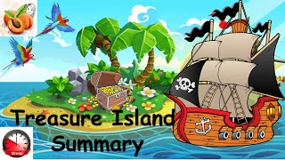 Treasure Island Summary🚢🏝️🦜💰 chapters 1 to 6  الترم ألأول كامل - الصف الأول الثانوي- جـزيرة الـكـنـز