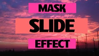 mask slide effect (behind person) | video star