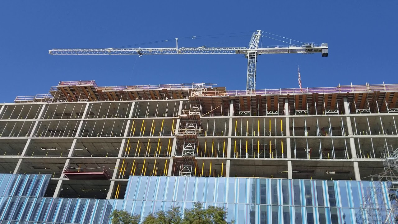 Long Beach City Hall construction 2019