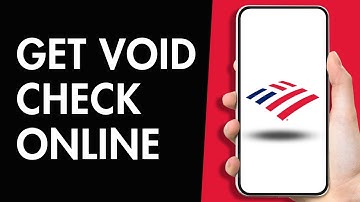 How to Get Void Check Online Bank of America
