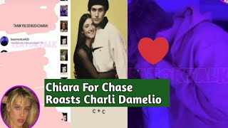 Chase Hudson's Girlfriend Chiara Disses Charli Damelio By Liking Fan Edits Of Chase & Chiara