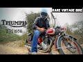Triumph 5h 1938  rare vintage bike of india  jaipur 