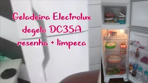 Como usar o degelo da geladeira Electrolux?