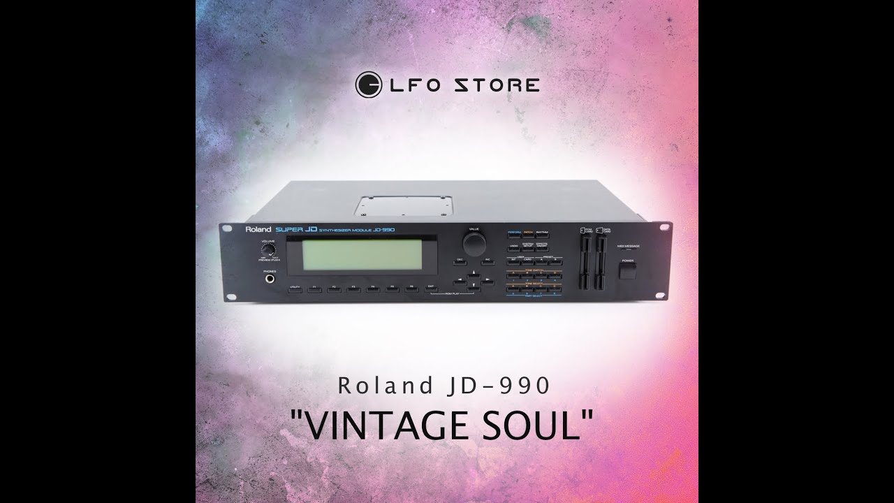 Roland Jd 990 Vintage Soul 64 Presets Lfo Store