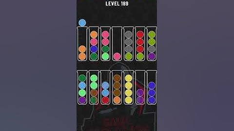 Ball Sort Puzzle | Level 189 | No Extra tube | Single Level