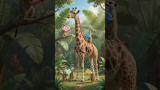 Satisfying Giraffe Mud Spa Day! ✨🦒 #shorts #asmr #satisfying