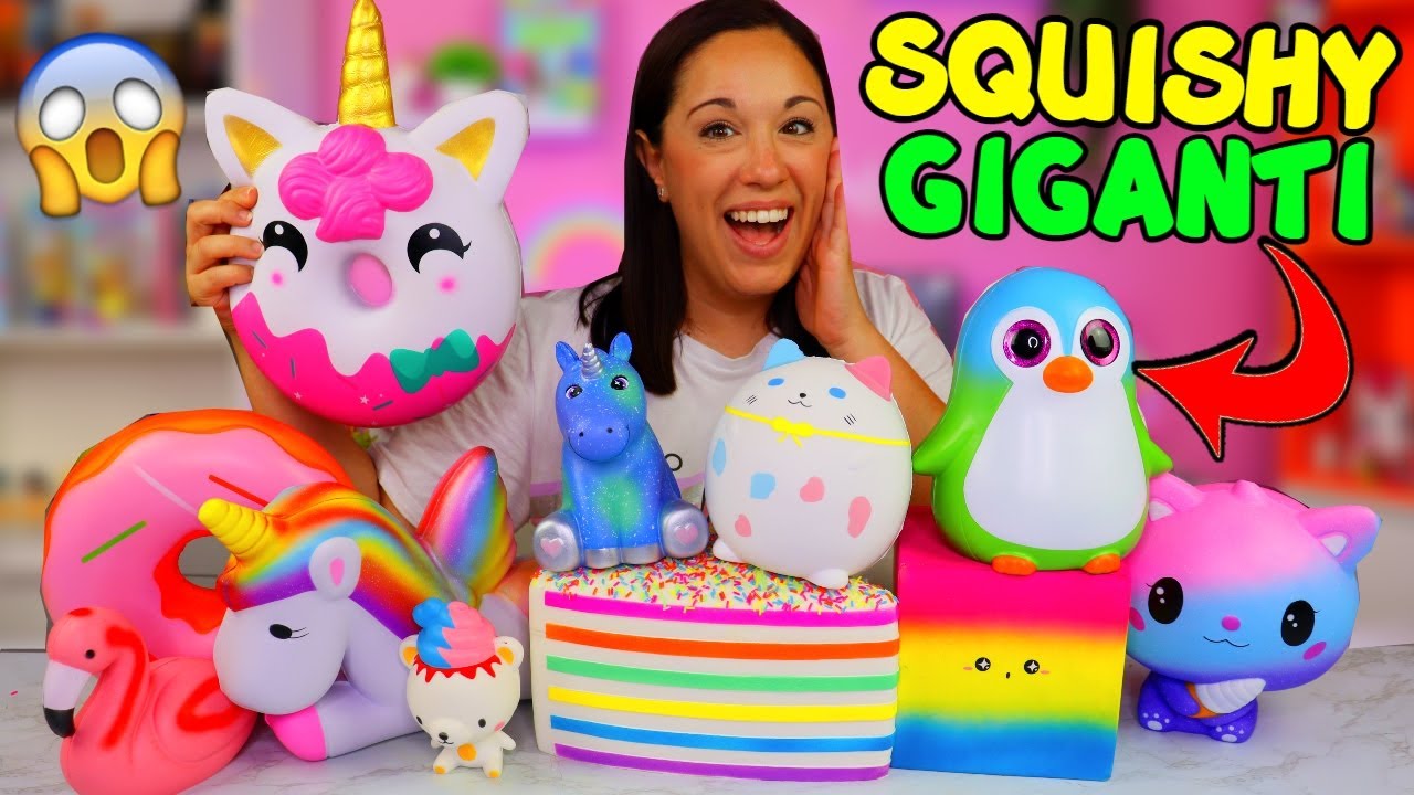 Ho COMPRATO gli SQUISHY più GIGANTI di SEMPRE da WISH! COME SARANNO