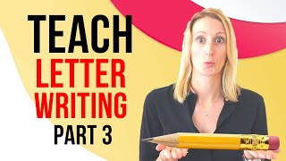 ESL Teaching Letter Writing Game Ideas For Kids - English Teaching Letter Writing Tips For Beginner screenshot 1