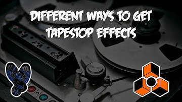 Ways to get Tape Stop Fx | Reason 10.1
