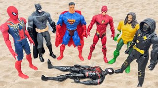 Avengers toys collection, Spiderman toy cartoon, superman toys, thanos, the hulk super hero, marvel