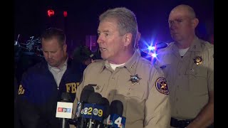 Ventura County sheriff takes questions from the press