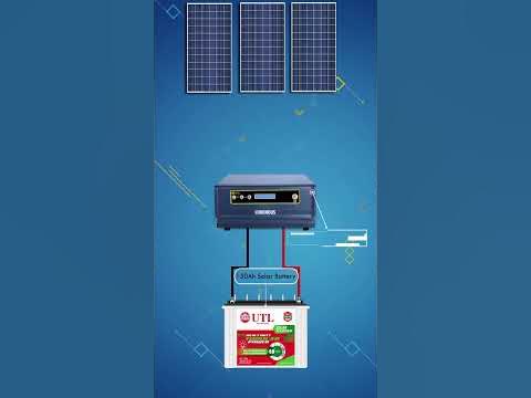 12v Solar inverter Battery Solar Panel Connection | how to connect