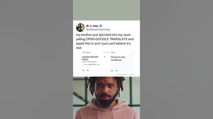 Type this into Google Translate