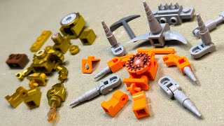 lego skibidi toilet | upgraded titan drillman vs titan clockman | minifigures lego unofficial