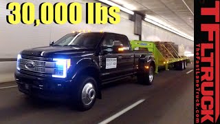 2017 Ford Super Duty F450 vs. Super Ike Gauntlet Towing Review: Midnight Edition