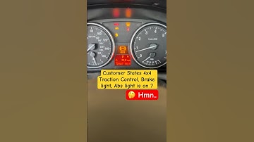 Why Traction Control, brake light, abs light is on? #youtubeshorts #shorts #mechanic #help #brakes