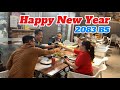 New Year Dinner at a Nepalese Restaurant in Perth, Australia.