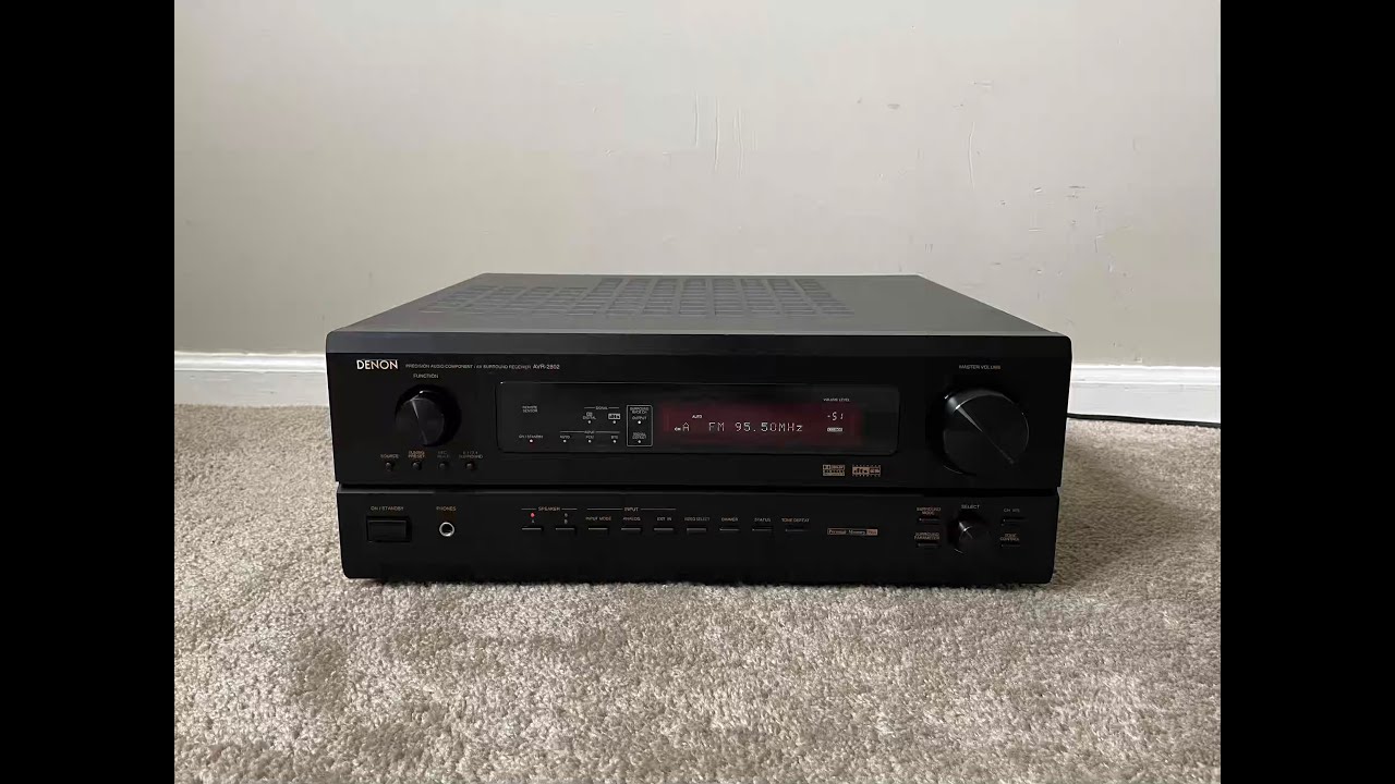 How to Factory Reset Denon AVR 2802 61 Home Theater Surround Receiver