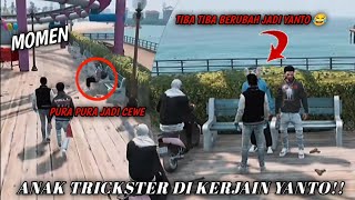 MOMEN YANTO CUKURUKUK @Jelool JADI CEWEK BUAT NGERJAIN ANAK TRICKSTER 😂 - GTA 5 ROLEPLAY CLIPS