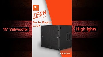JBL VTX B15 - 15" Subwoofers | JBL | VTX SERIES | JBL PRODUCTS | JBL SUBWOOFERS