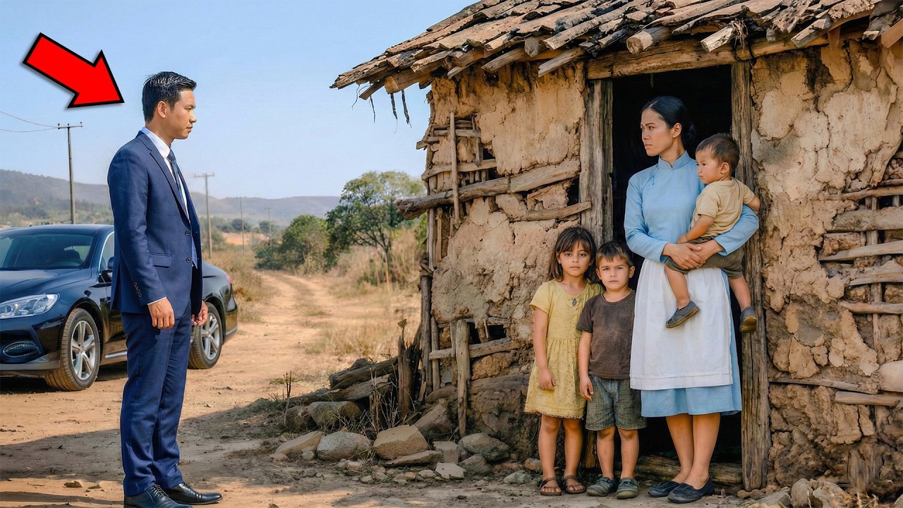 Tỷ phú theo dõi bảo mẫu — chết lặng khi thấy cô trong nhà hoang cùng 3 con, hé lộ sự thật động trời!