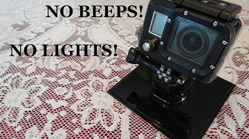 How To Disable Lights And Beeps On Your GoPro Hero3
