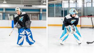 How to skate like an NCAA D1 Goalie | FULL Training session