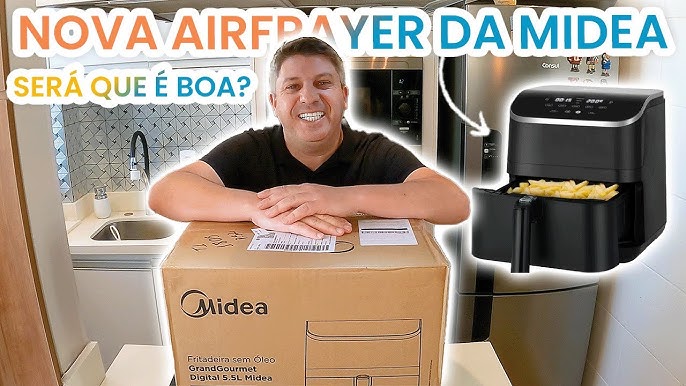 Fritadeira sem óleo GourmetFry 4L Midea