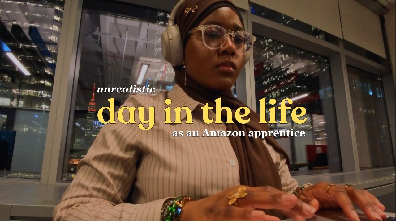 (unrealistic) day in my life as a nyc Amazon apprentice