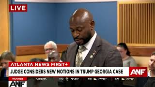Judge considers new motions in Trump Georgia indictment case