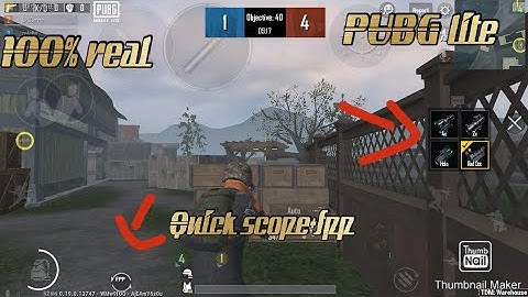 How to enable Quick scope and fpp option in PUBG mobile lite 100% working