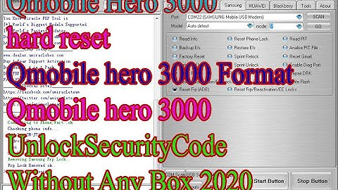 QMobile Hero 3000 Hard Reset |Format, Unlock, Security Code|, input Password By Intercity mobile|
