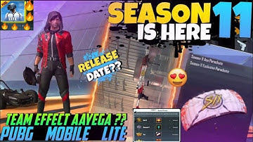 PUBG MOBILE LITE SEASON 11 TIER REWARDS KAB AAYEGA |TIER RESET & DROP| SEASON 11 RELEASE DATE & TIME
