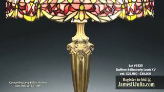 Lamp and Glass Auction - Rare Lighting - June 18th, 2015