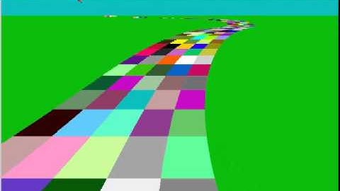 SpecBAS Pseudo-3D road