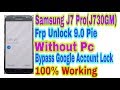 Samsung J7 Pro(J730GM)9.0 Frp Unlock Without PC/Bypass Google Account Lock 100%Working By Tech Babul