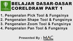 Belajar dasar-dasar coreldraw untuk pemula (Part 1) - Durasi: 13.36. 
