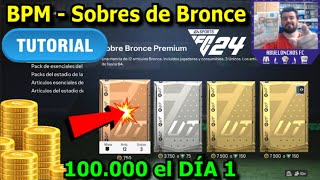 HAGO 100.000 MONEDAS el primer día de EAFC 24 con el BPM 🔥 ¿Qué es el BPM / Método sobres de bronce?