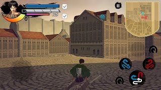 Attack on Titan Mobile Game - demo gameplay [ unreleased ] [ unofficial ] [ fan made ] screenshot 1