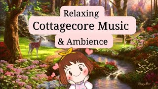🌟Cottagecore Music &amp; Ambience.🧚🏼🌿SECRET Fairy Cottage in a Magical Forest.🍄